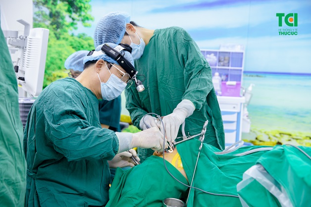 Phẫu thuật cắt amidan tại Bệnh viện Đa khoa Quốc tế Thu Cúc